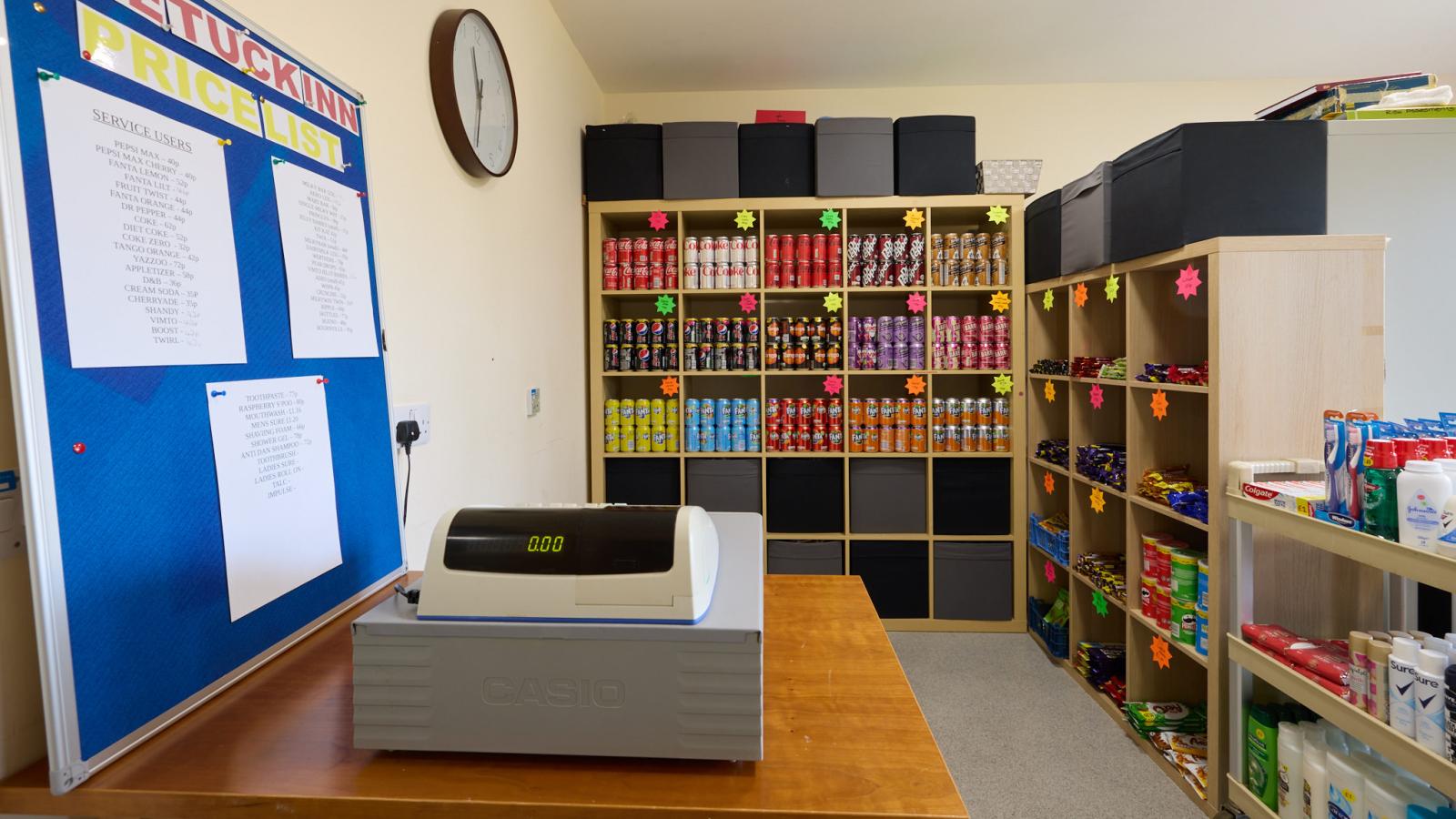 Tuck shop