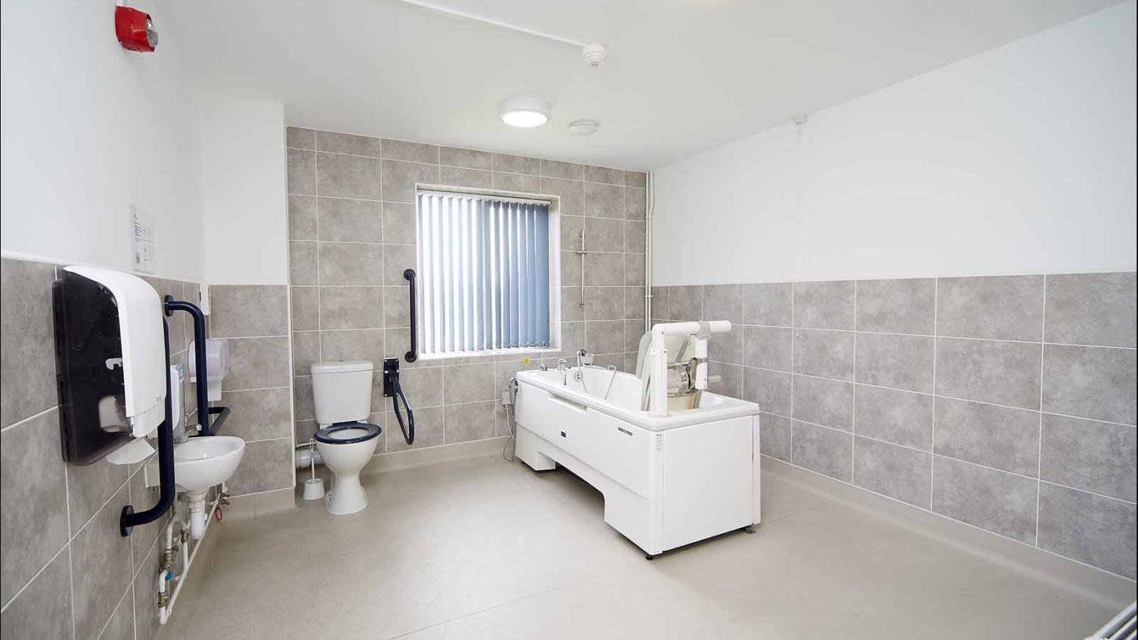Assisted bathroom