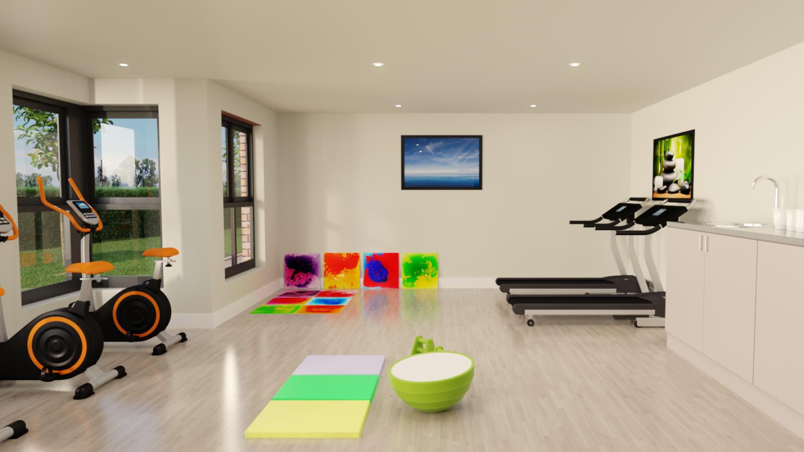 Laurel Place CGI therapy room