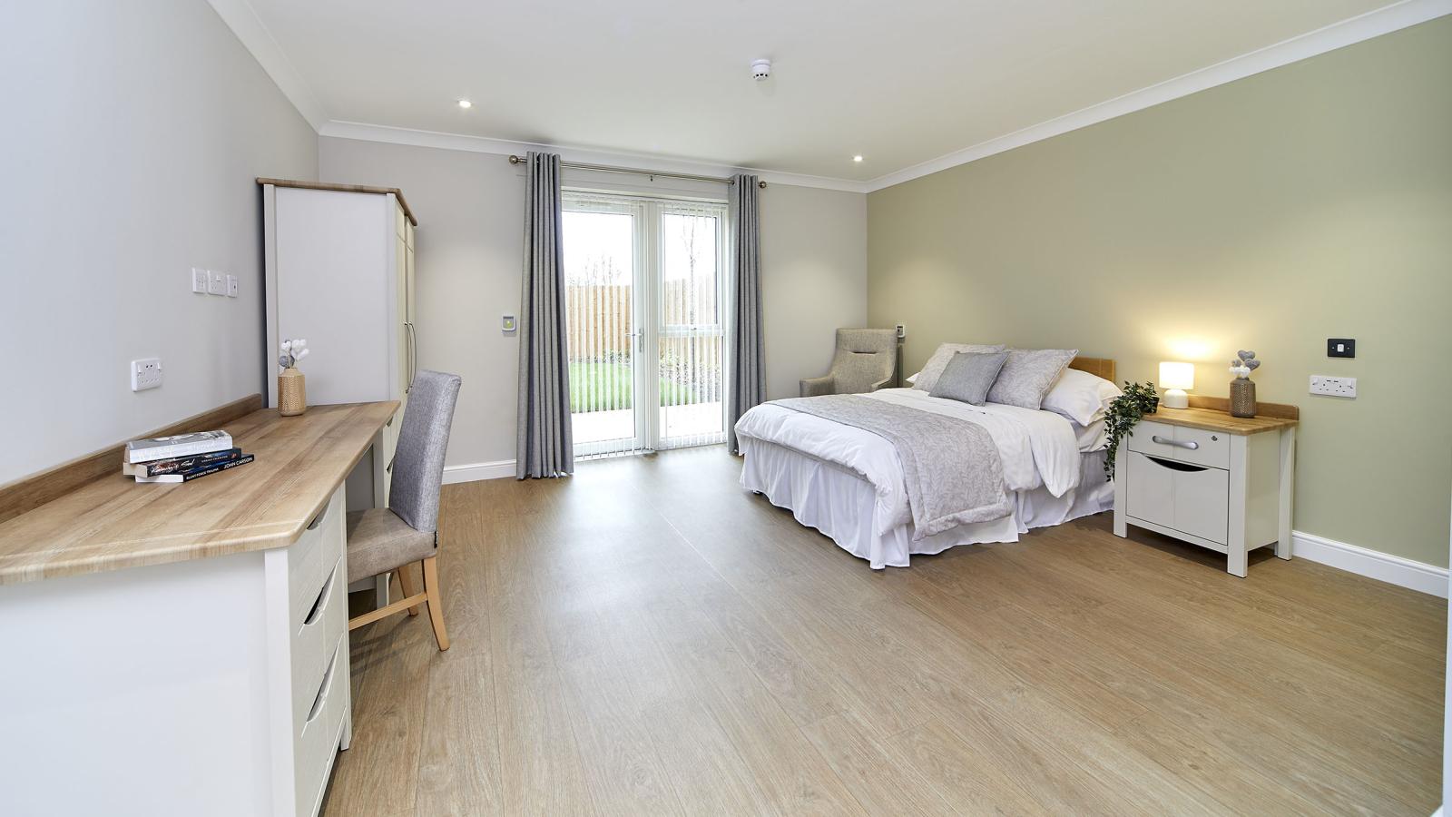 Hillside Court bedroom