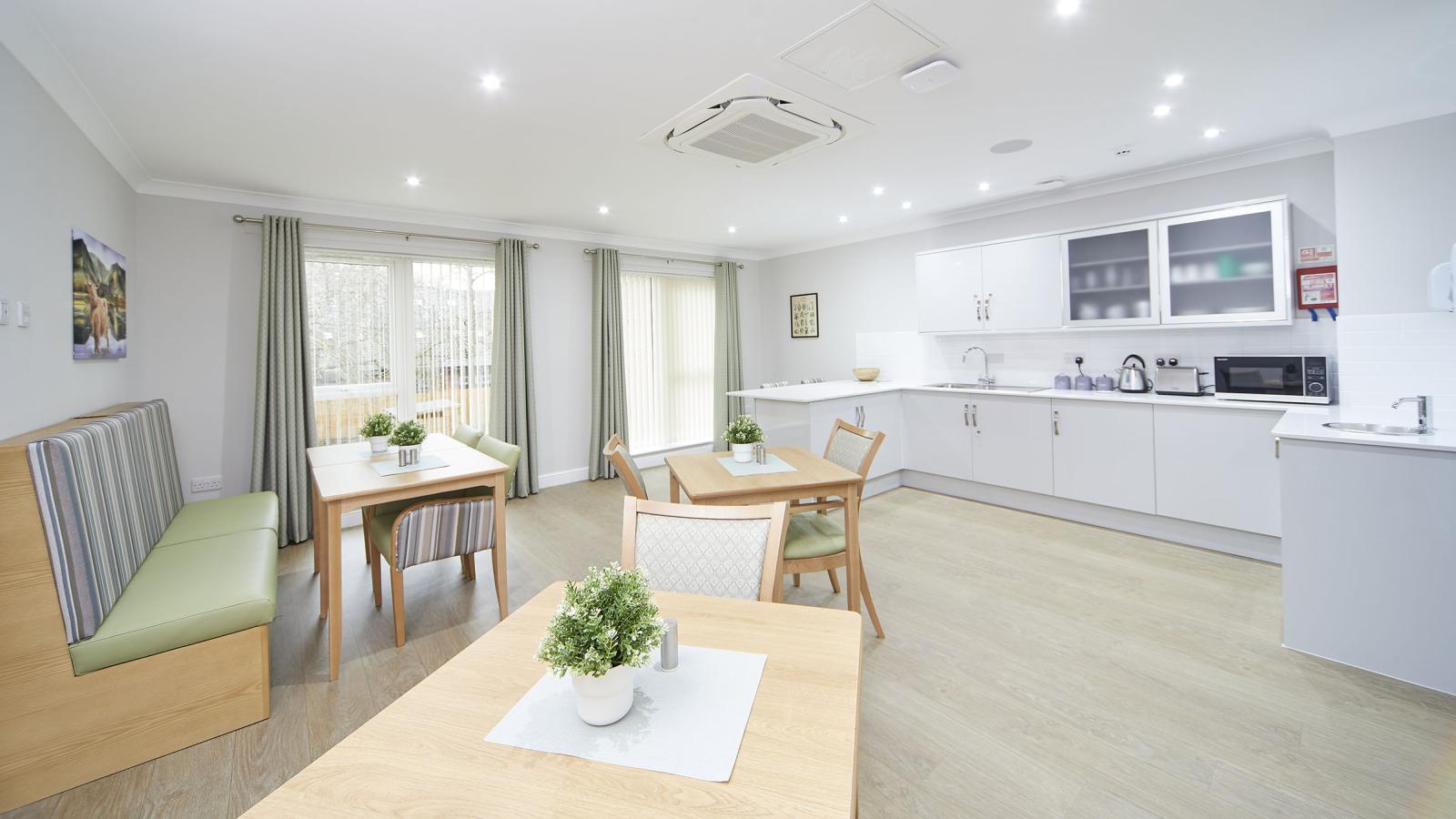 Hillside Court dining room