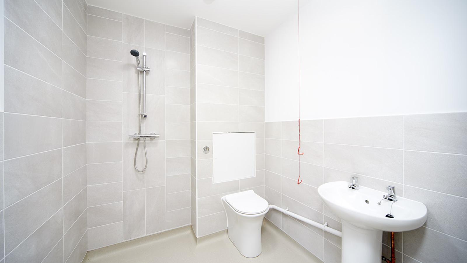 Quarryfields en-suite with bedroom