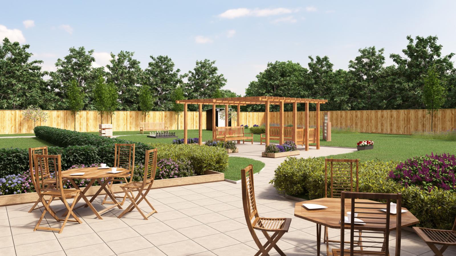 Leger Grove garden
