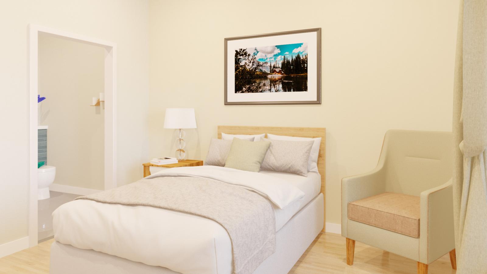 Wytham Lodge bedroom
