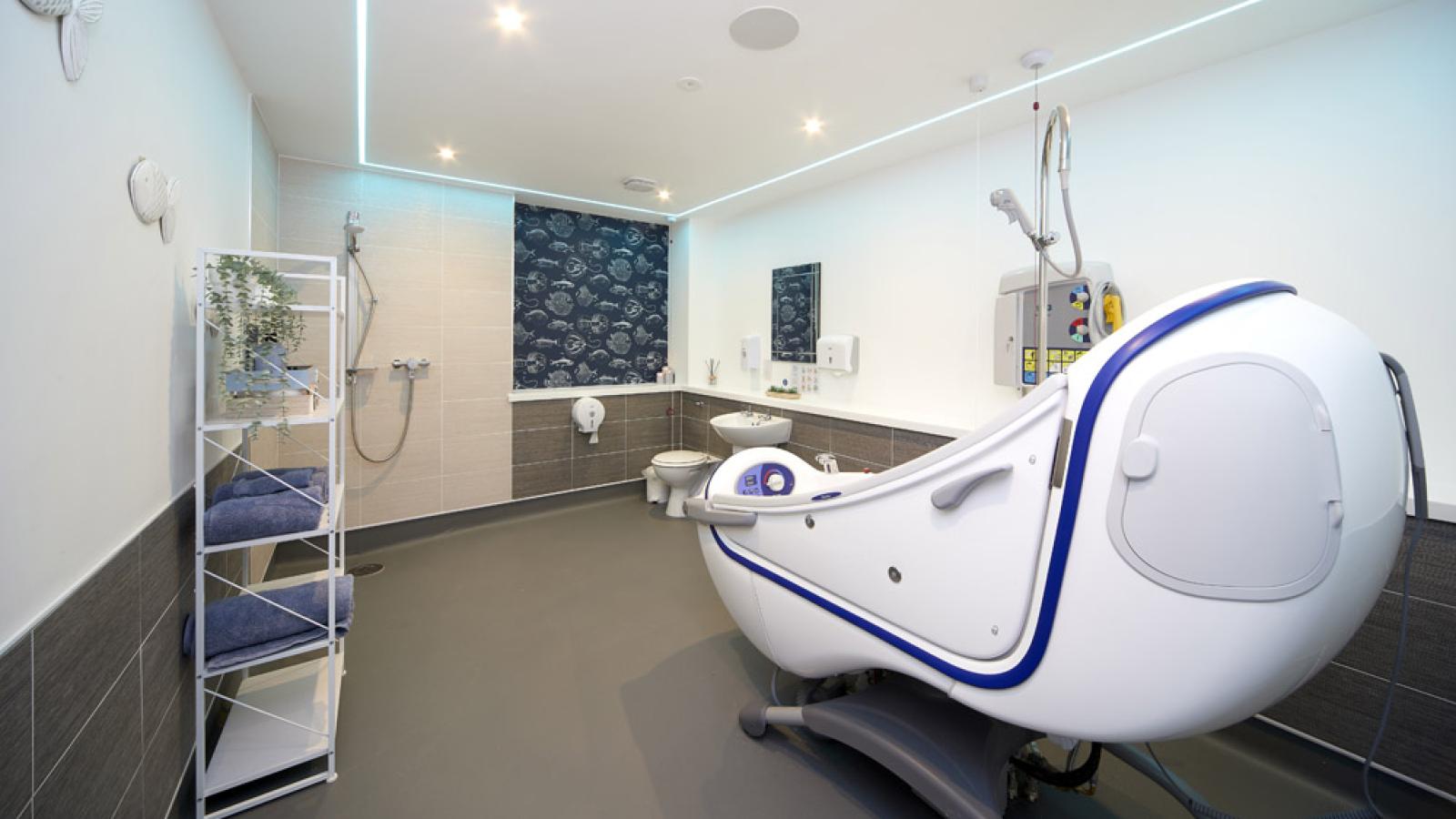 Accessible bath at Laurel Place
