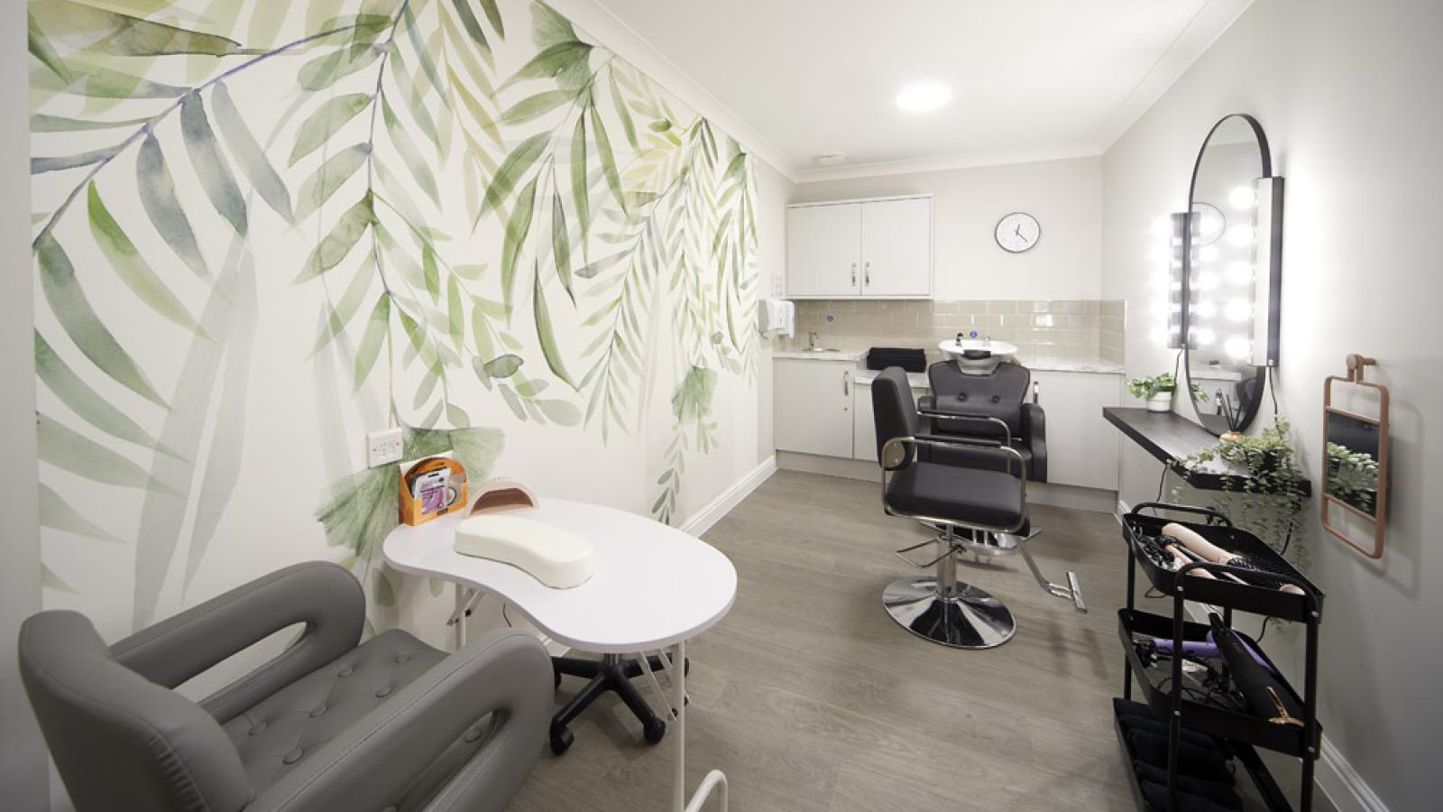 Beauty salon at Laurel Place