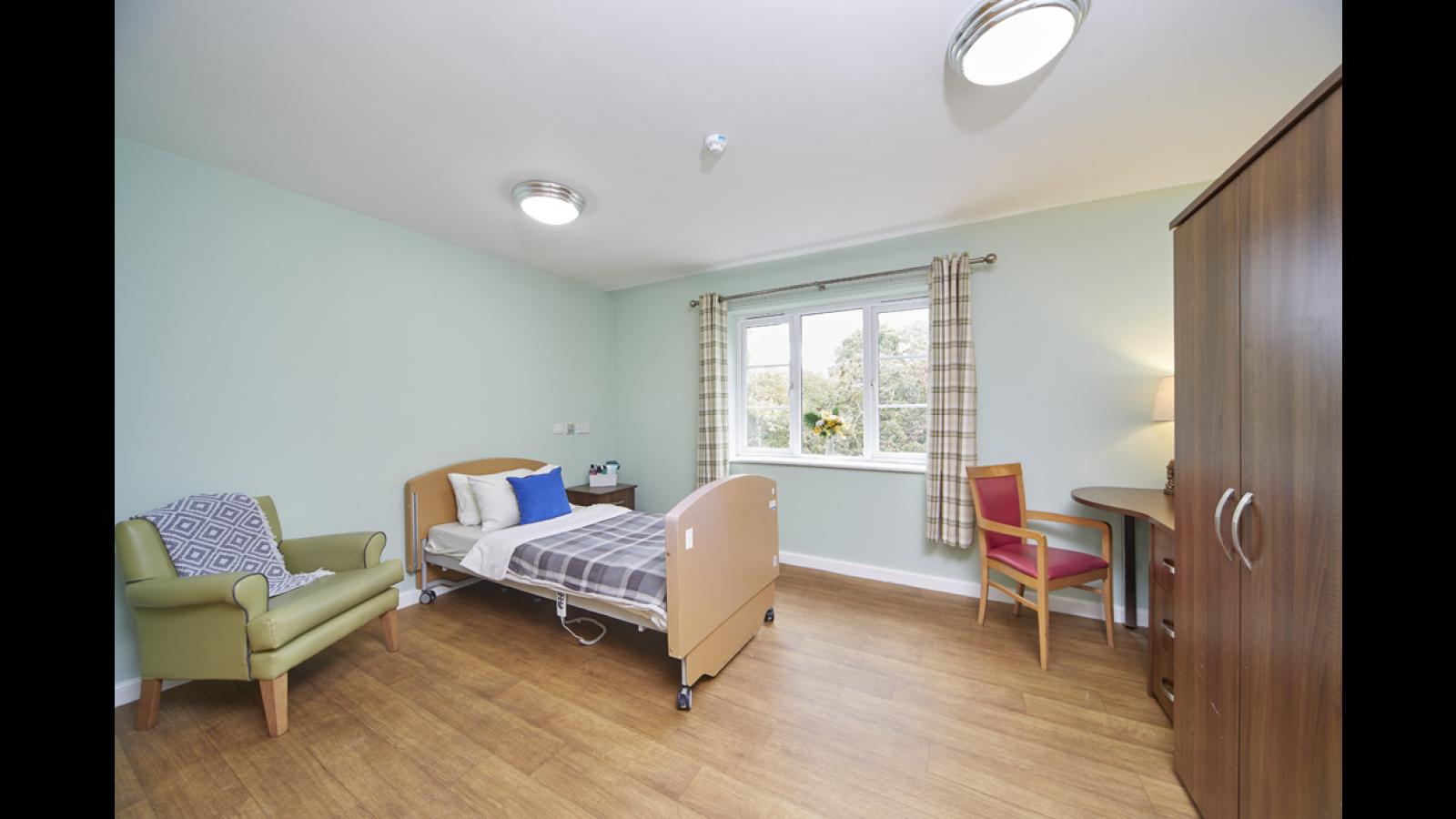Bedroom at Havenmere care home
