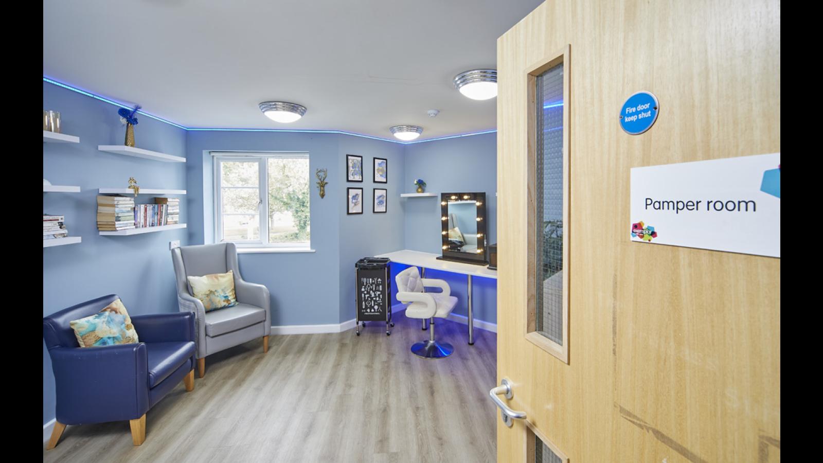 Beauty salon at Havenmere care home